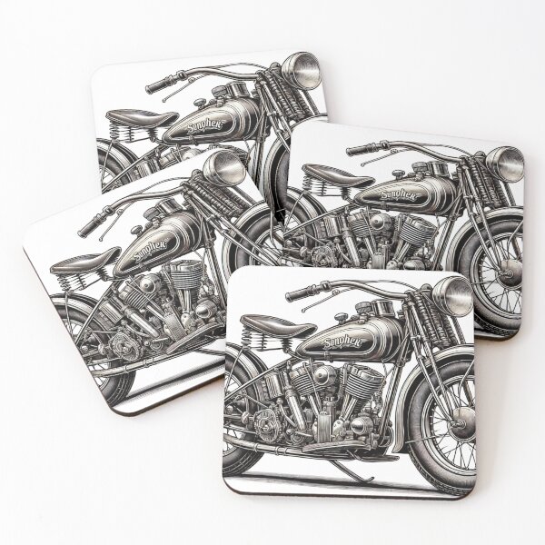 Item preview, Old school vintage motorcycle sticker Vtwin  designed and sold by vdt-shop.
