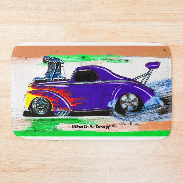 Item preview, What-A-Drag !      //   Drag Racing old school style!    designed and sold by Imagin8er.