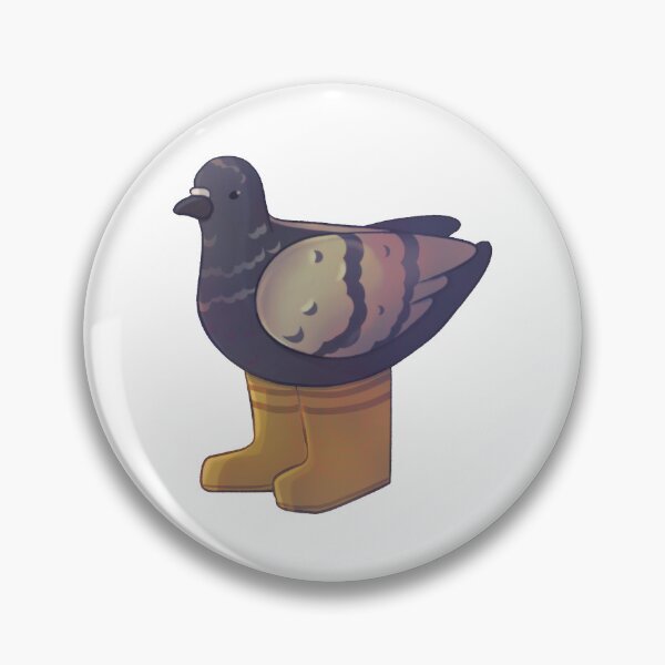 Item preview, Pigeon in rain boots designed and sold by Asutip.