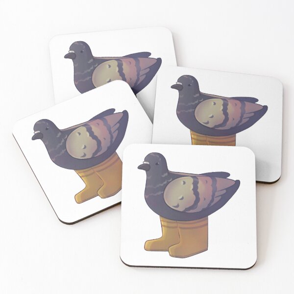 Item preview, Pigeon in rain boots designed and sold by Asutip.