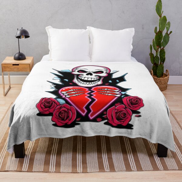 Item preview,  funny valentines day Skeleton  with Broken red hearts,valentine Skeleton,Gothic Valentine designed and sold by Expressions-Sel.