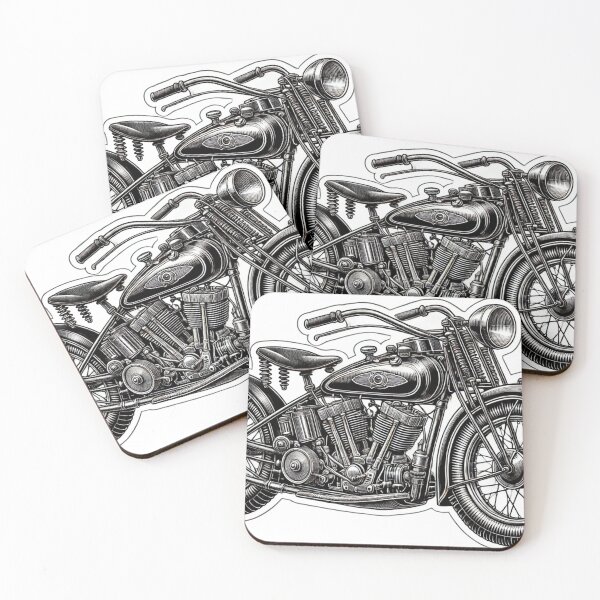 Item preview, Old school vintage motorcycle sticker Vtwin  designed and sold by vdt-shop.