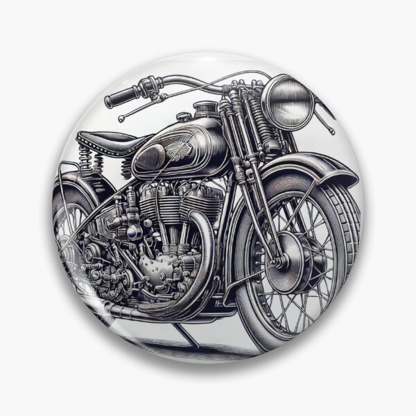 Item preview, Old school vintage motorcycle sticker Vtwin  designed and sold by vdt-shop.