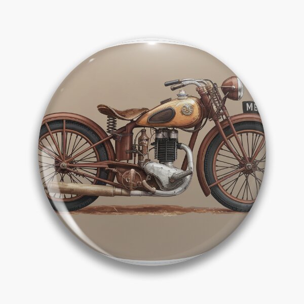 Item preview, Old school wintage motorcycle sticker designed and sold by vdt-shop.