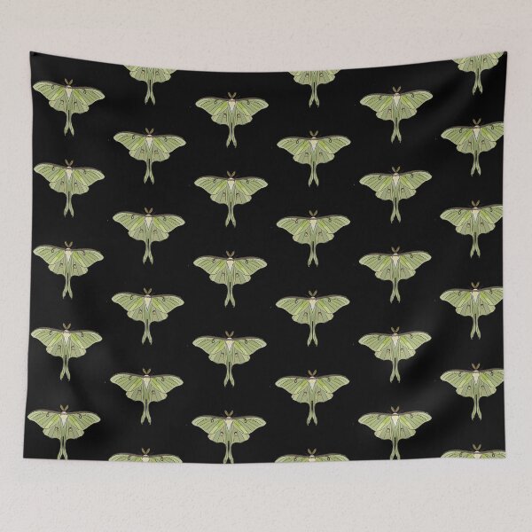 Item preview, green Luna Moth designed and sold by Moth-Oak.