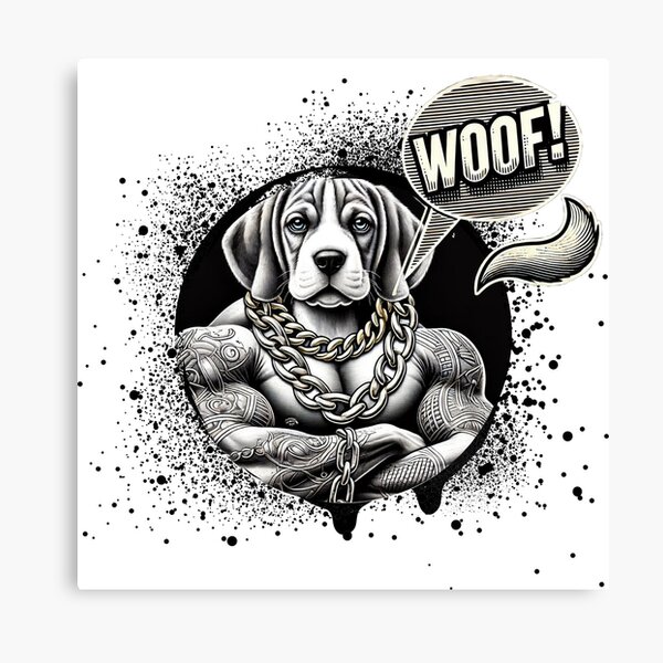 Artikel-Vorschau von Starker Beagle-Welpe – Urbane Power, designt und verkauft von Konstantin007.
