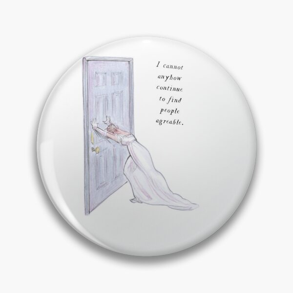 Item preview, Jane Austen quote: I cannot anyhow continue to find people agreable designed and sold by CartoonKate.