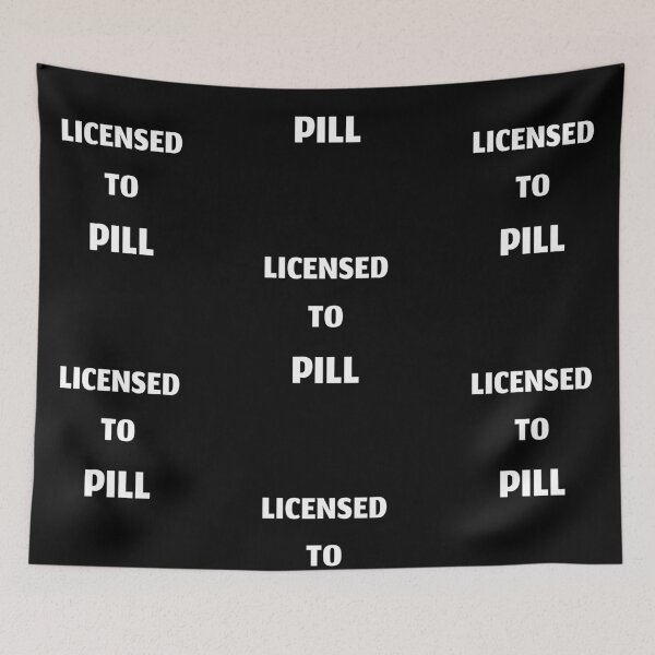 Item preview, Licensed to pill (text only version), funny pharmacist quote designed and sold by Merchattack.