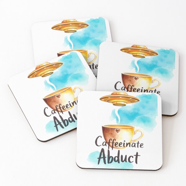 Item preview, Caffeeinate Abduct designed and sold by ThePrimeMan.