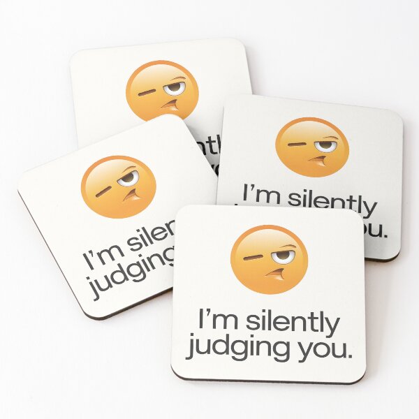Item preview, Silently Judging You Minimalist Artwork designed and sold by Hooodify.