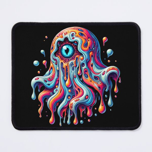 Item preview, Psychedelic Dripping Eye Art | Trippy Surreal Vision Design designed and sold by DrawHandArt.