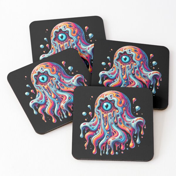 Item preview, Psychedelic Dripping Eye Art | Trippy Surreal Vision Design designed and sold by DrawHandArt.