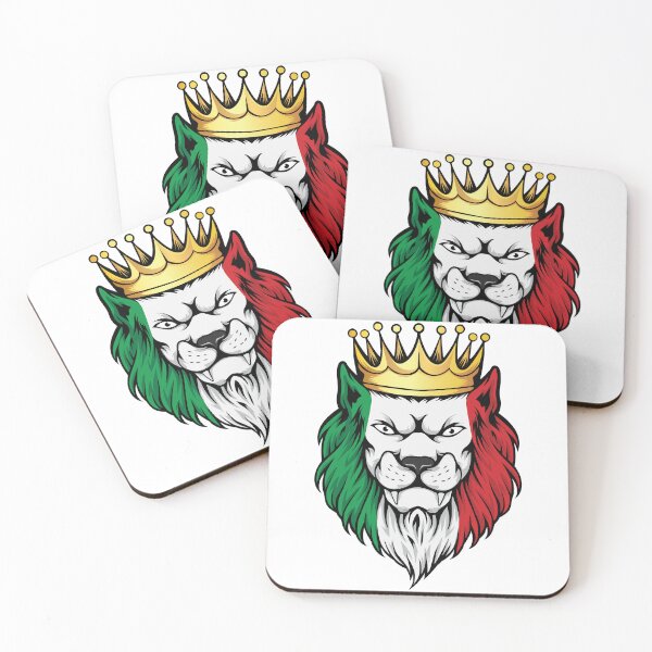 Item preview, Italy Lion King Flag, symbol of pride designed and sold by Marcu Ioachim.
