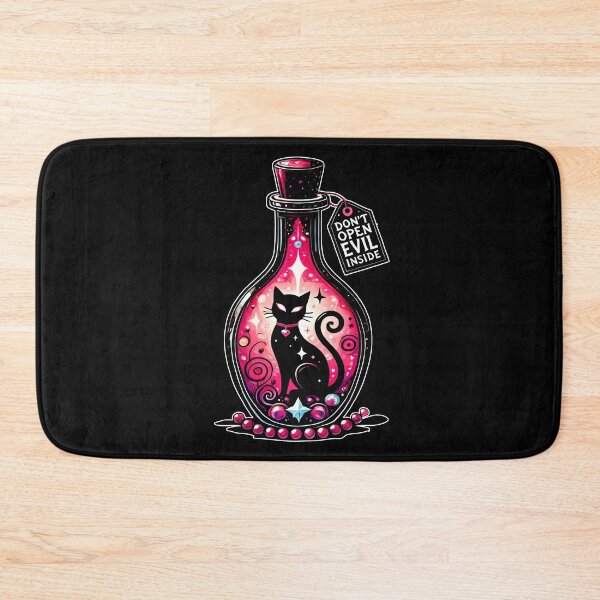 Item preview, Mystical Black Cat Potion | Enchanted Magic Bottle Design | Witchy Aesthetic Artwork designed and sold by DrawHandArt.