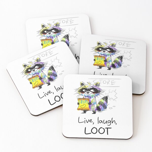 Item preview, Live, Laugh, LOOT designed and sold by Crashypops.