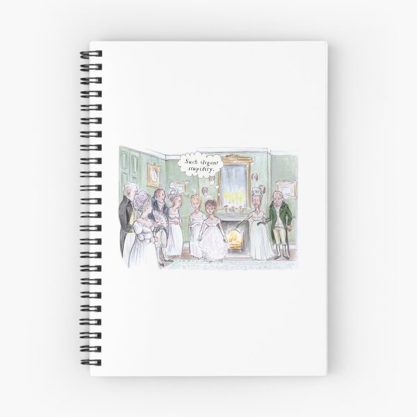 Artikelvorschau, Zitat von Jane Austen: Solch elegante Dummheit entworfen und verkauft von CartoonKate.
