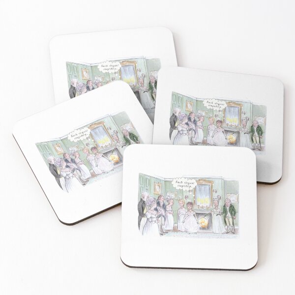 Item preview, Jane Austen quote: Such elegant stupidity designed and sold by CartoonKate.