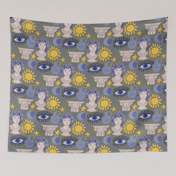Item preview, Copy of Greco-Roman Dreamscape – Mythological Aesthetic Pattern Illustration Jemma Jamie Skidmore  designed and sold by Jemma Jamie Skidmore.