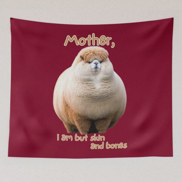 Item preview, Mother, I am but skin and bones - Llama designed and sold by CrushArt1.