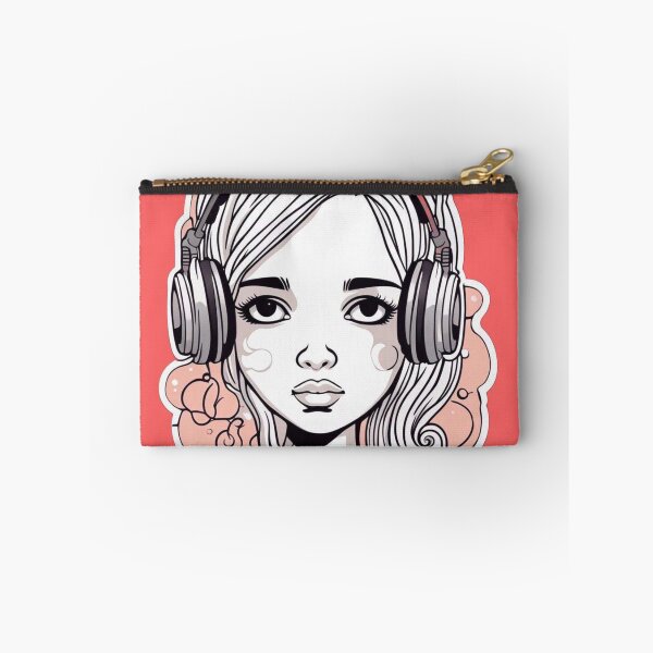 Item preview, Girl with Headphones #2 designed and sold by HauntedOpera.