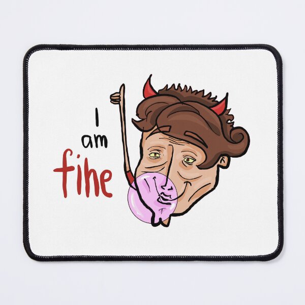 Item preview, Man with devil horns and gum in his mouth designed and sold by VladdissH.