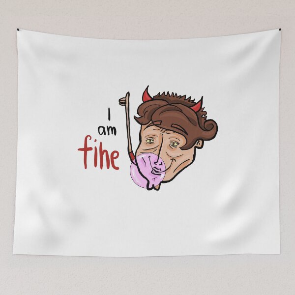 Item preview, Man with devil horns and gum in his mouth designed and sold by VladdissH.