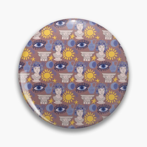 Item preview, Coffee Greco-Roman Dreamscape – Mythological Aesthetic Pattern Illustration Jemma Jamie Skidmore  designed and sold by Jemma Jamie Skidmore.