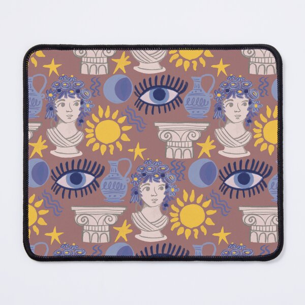 Item preview, Coffee Greco-Roman Dreamscape – Mythological Aesthetic Pattern Illustration Jemma Jamie Skidmore designed and sold by Jemma Jamie Skidmore.