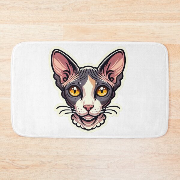 Item preview, Cornish Rex Cat Head  designed and sold by ArtistEmbrace.