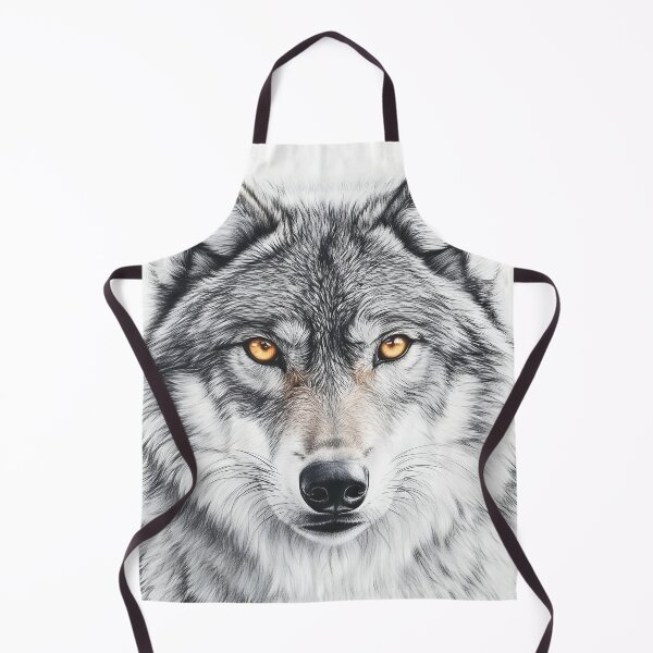 Item preview, Realistic Wolf pencil drawing  designed and sold by Pencil-Art.