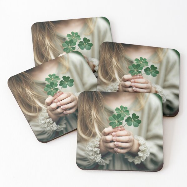 Item preview, Girl With Cluster of Clovers designed and sold by Maria Dryfhout.