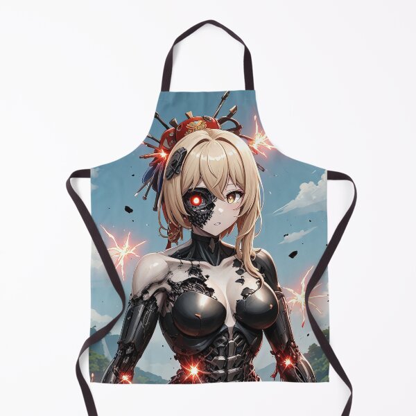Item preview, Manga bionic robotic girl portrait designed and sold by TheArtistOf2022.