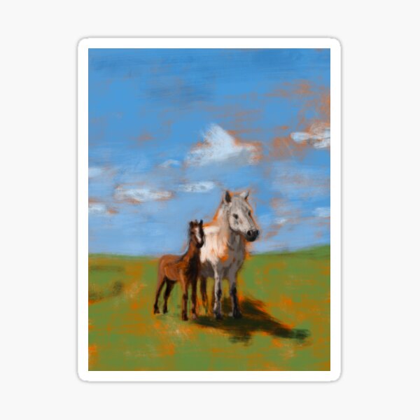 Vista previa del artículo con la obra «Mamá y yo», diseñado y vendido por nuan-ced.