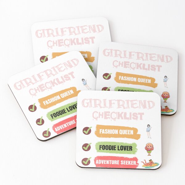 Item preview, Girlfriend Checklist Tshirt designed and sold by RadiantRemix.