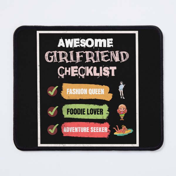Item preview, Girlfriend Checklist Tshirt designed and sold by RadiantRemix.