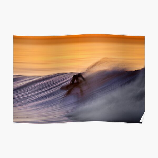 Dawn Surfer Poster