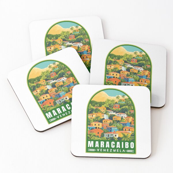 Item preview, Maracaibo in Venezuela Vintage Travel Art Emblem designed and sold by MaateoDesign.