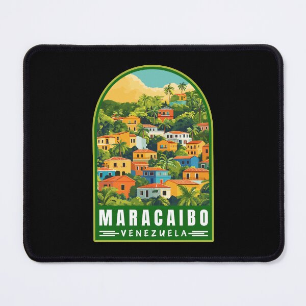 Item preview, Maracaibo in Venezuela Vintage Travel Art Emblem designed and sold by MaateoDesign.