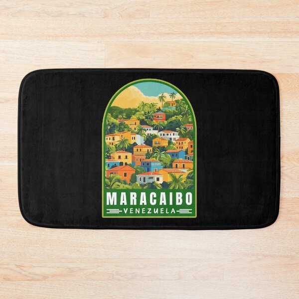 Item preview, Maracaibo in Venezuela Vintage Travel Art Emblem designed and sold by MaateoDesign.