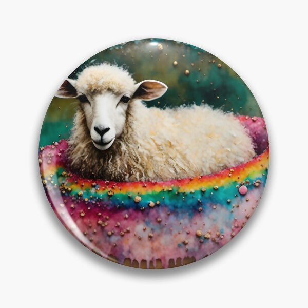 Item preview, Cute Sheep on a Float Trip designed and sold by Angelandspot.