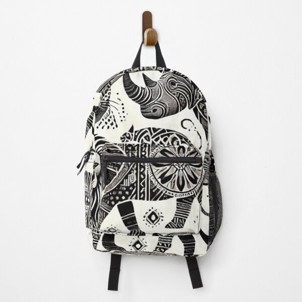 Item preview, Big Five Tribal Silhouettes - Intricate Animal Patterns Design designed and sold by OandSDesigns23.