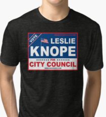 Vote Leslie Knope 2012 Tri-blend T-Shirt