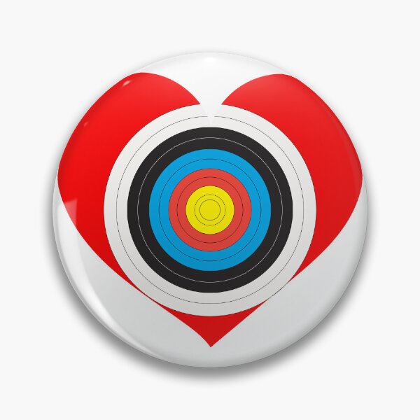 Item preview, Heart-Shaped Archery Target Chart Vector Illustration designed and sold by dennaibz.