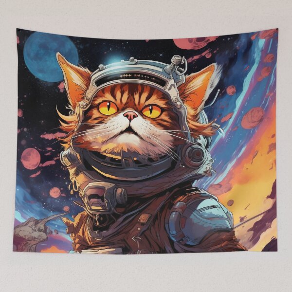 Item preview, space cat designed and sold by redmoon64.