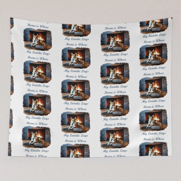 Item preview, Home is Where My Lundie Lays designed and sold by morbidcandyboutique .