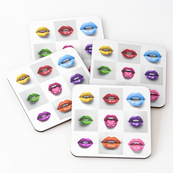Item preview, Vivid lips, colorful lips composition designed and sold by silent-violin.