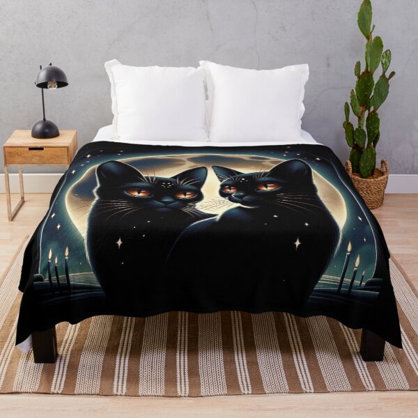 Item preview, Bombay Cats - Moonlit Rendezvous of Two Souls designed and sold by LegademaArt.