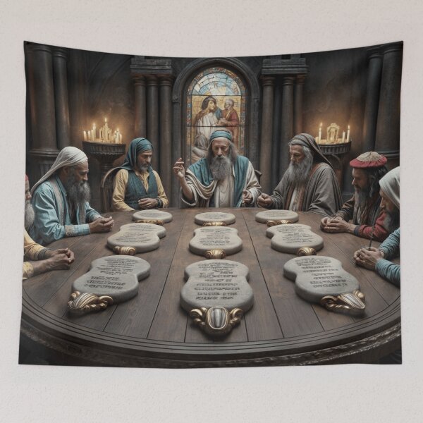 Item preview, NINE TABLETS WITH THE COMMANDMENTS designed and sold by origingallery.