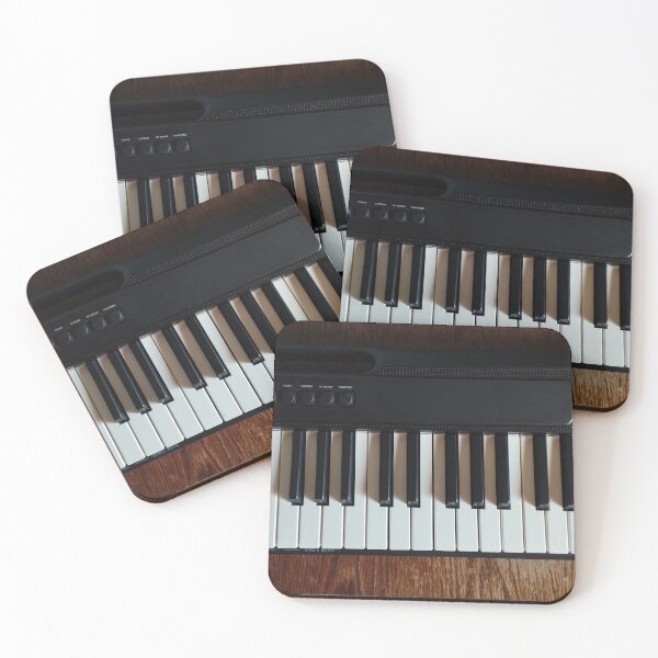 Item preview, Digital Piano Keyboard – Close-Up View designed and sold by inspiration3.