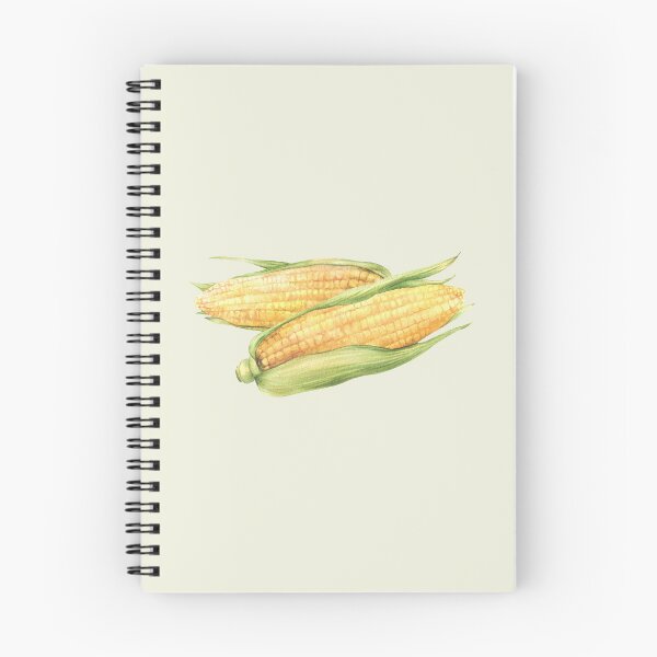 Item preview, Corn Cobs. Sweet Yellow maize. Watercolor hand painted food Illustration designed and sold by BartolArt.